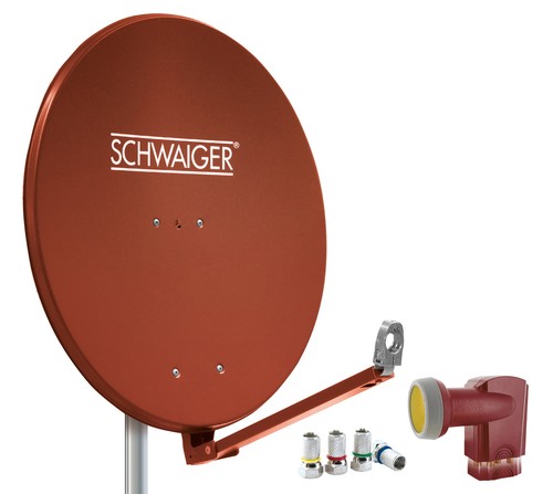 Schwaiger sat anlage - sat, aluminium