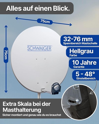 Schwaiger satellitenschüssel - schwaiger,